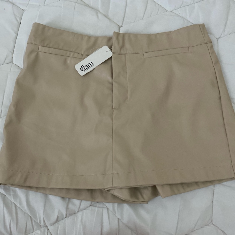 Glam Beige Skort